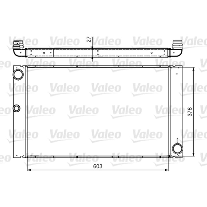 Radiator, motorkoeling VALEO 735475