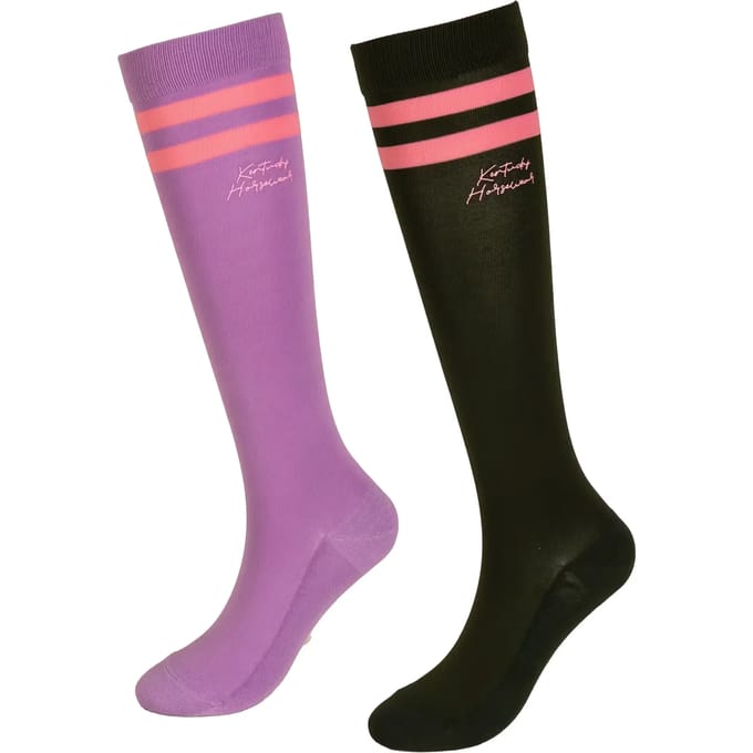 Rijsokken Kentucky Horsewear stripes (x2)