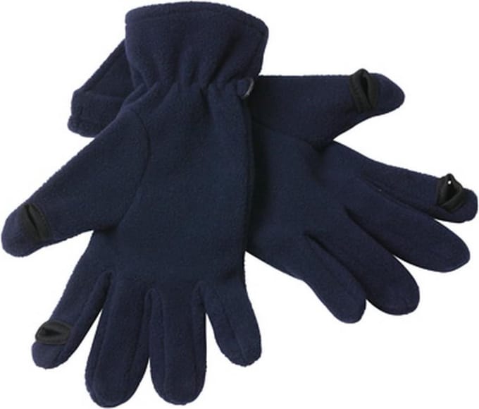 Myrtle Beach Volwassenen Unisex Touch Screen Fleece Handschoenen (Marine)