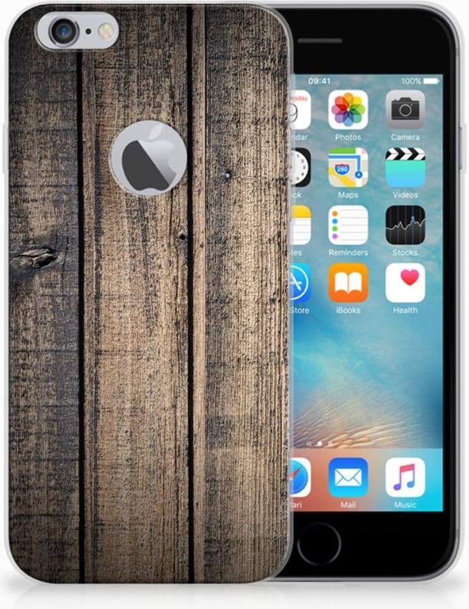 Apple iPhone 6 Plus | 6s Plus Bumper Hoesje Steigerhout