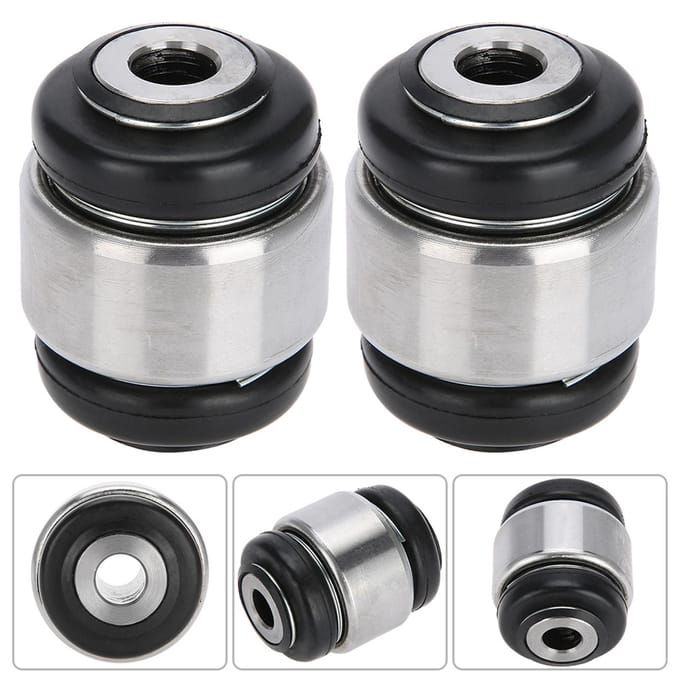 2 stuks Achterste Draagarm Bovenste Bus voor E36 E46 E85 Z4 33321140345 gray