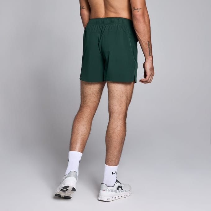MP geweven trainingsshort met binnenbeenlengte van 13 cm voor heren - Smaragdgroen - XL