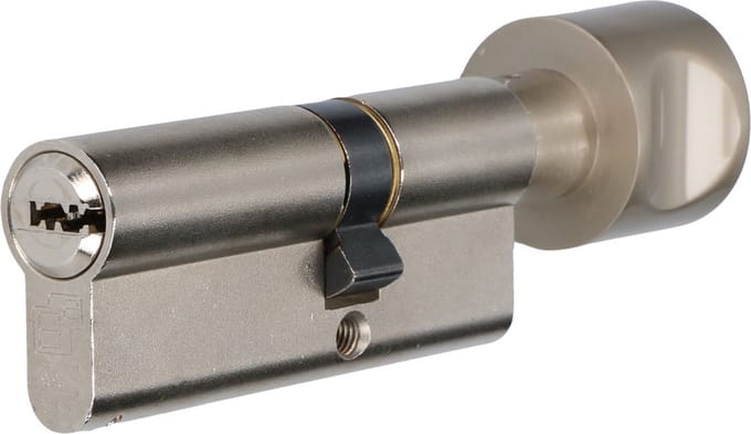 S2 veiligheidscilinder F6 K40/70 SKG 2, knopcilinder (verschillend sluitend)