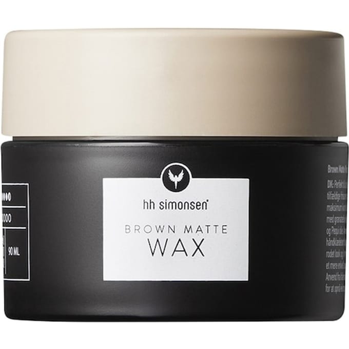 HH Simonsen Haarstyling Brown Matte Clay Wax Haarwax Unisex 90 ml
