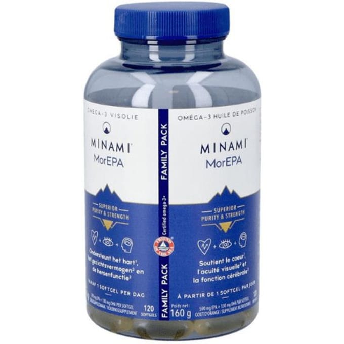 Minami MorEPA Smart Fats 120 Capsules