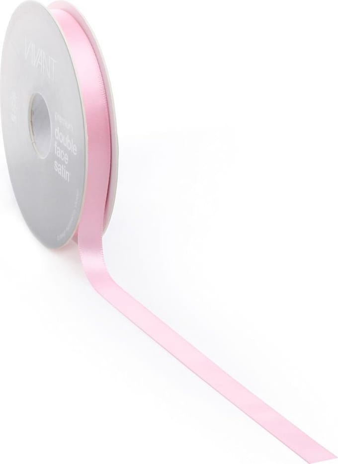 Baby Roze Satijnlint – 10 mm × 25 m – double face satijn