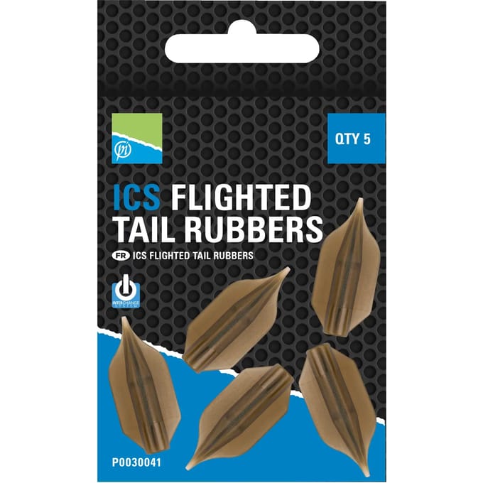 Cage voederhouder rubber Preston Ics Flighted Tail (x5)