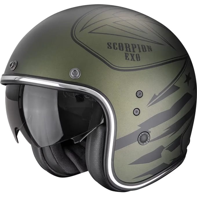 Jet motorhelm Scorpion Belfast Evo Dawg