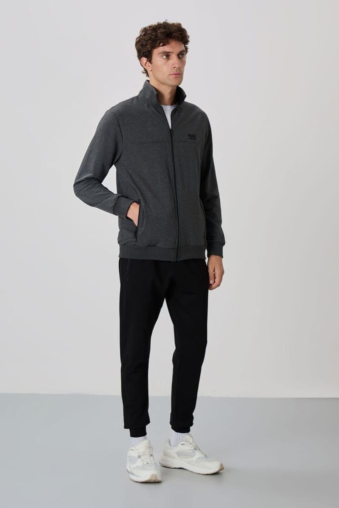 Heren Fleece Sweatshirt en Broek Set