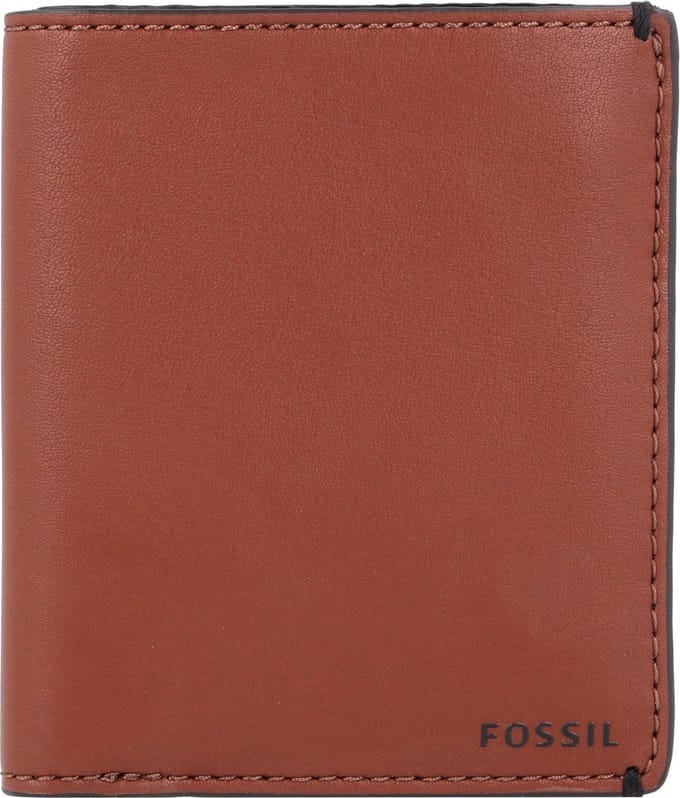 FOSSIL Kaarthoes Joshua Vegan Cactus Front Pocket Wallet Medium Brown Bruine