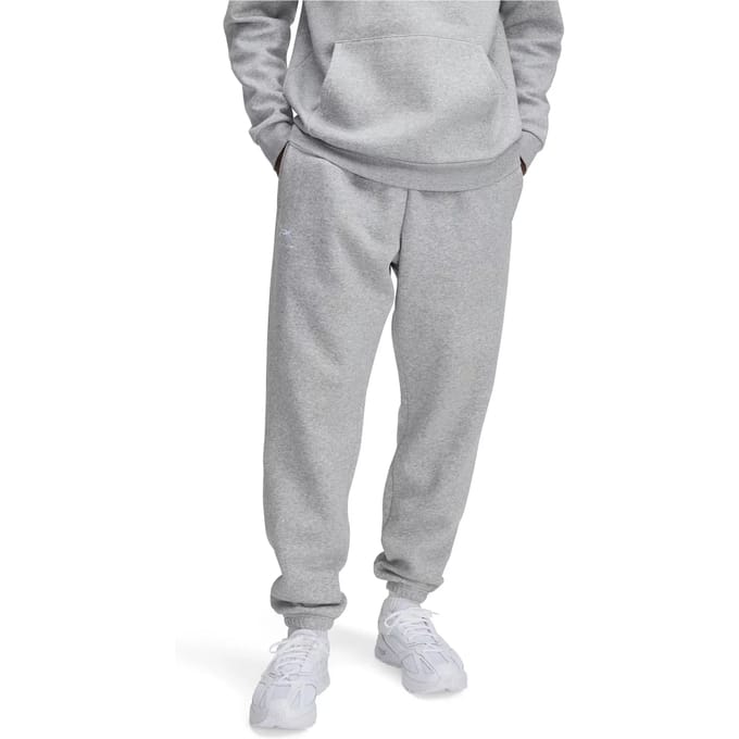 Under Armour UA Icon Fleece Jogger-GRY Heren Sportbroek - Mod Grijs Light Heather - Wit