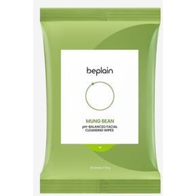 beplain - Mung Bean pH-balanced Facial Cleansing Wipes - Gezichtsreinigingsdoekjes