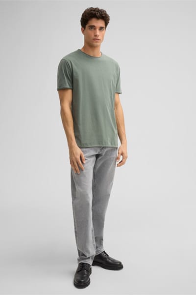 T-shirt Philo, olijfgroen