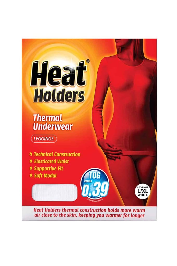 Heat Holders - Thermisch ondergoed voor dames Lange onderbroek - Wit