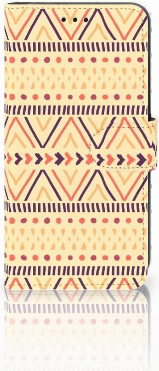Book Case voor Xiaomi Mi A2 Lite Telefoon Hoesje Aztec Yellow