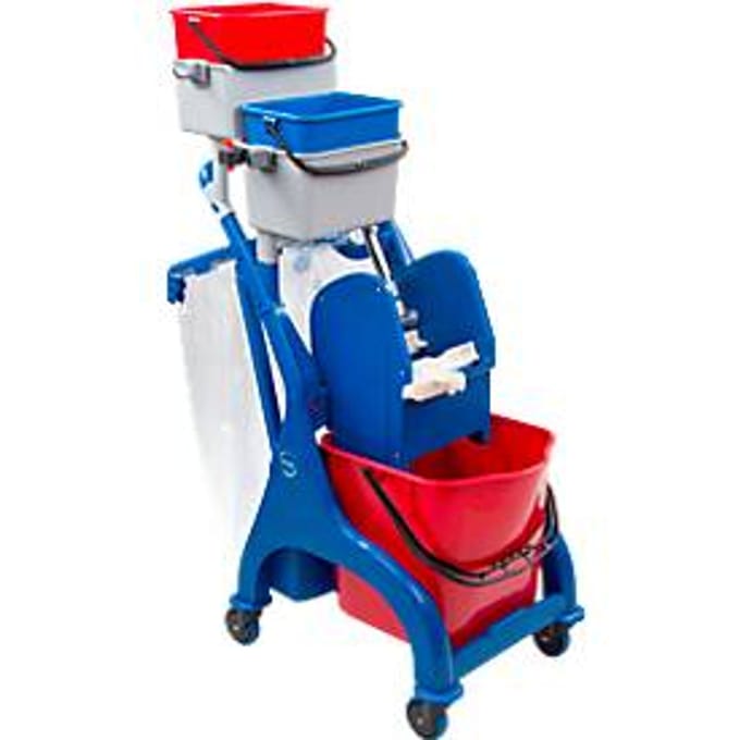 Enkele rolemmer schoonmaakwagen extra,