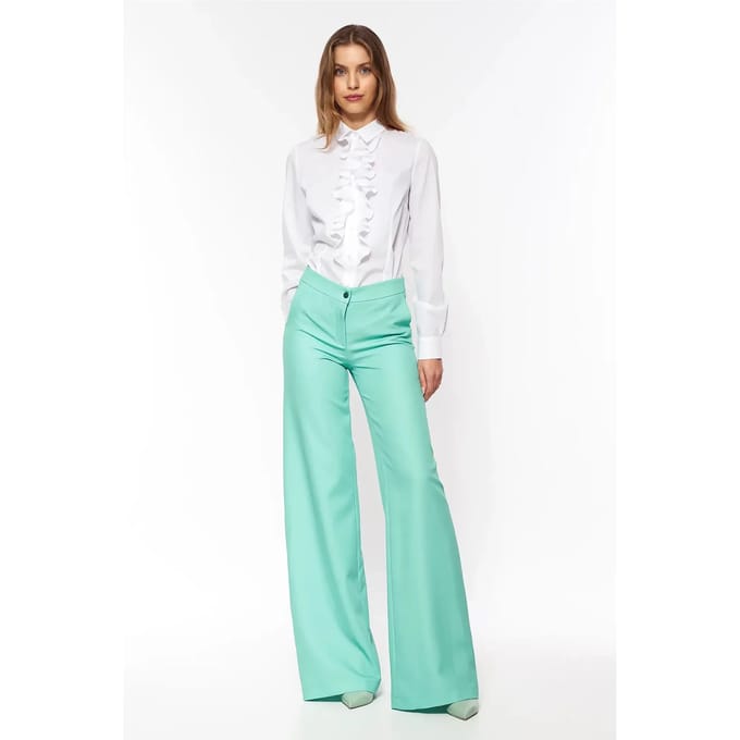 Damesblouse met ruffles Nife