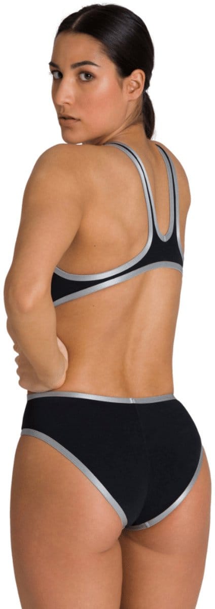 Arena Badpak One Biglogo One Piece Zwart/Zilver
