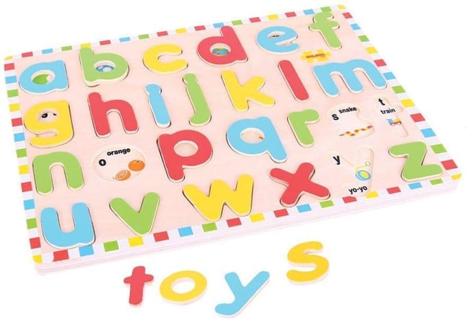 Bigjigs Wooden Puzzle Alphabet 26pcs. Hout
