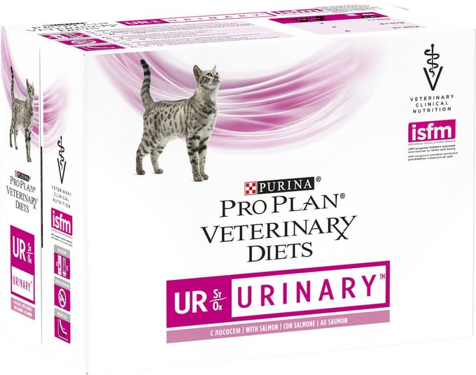 Pro Plan Veterinary Diets Feline Ur Pouch Zalm - 10 x 85 g