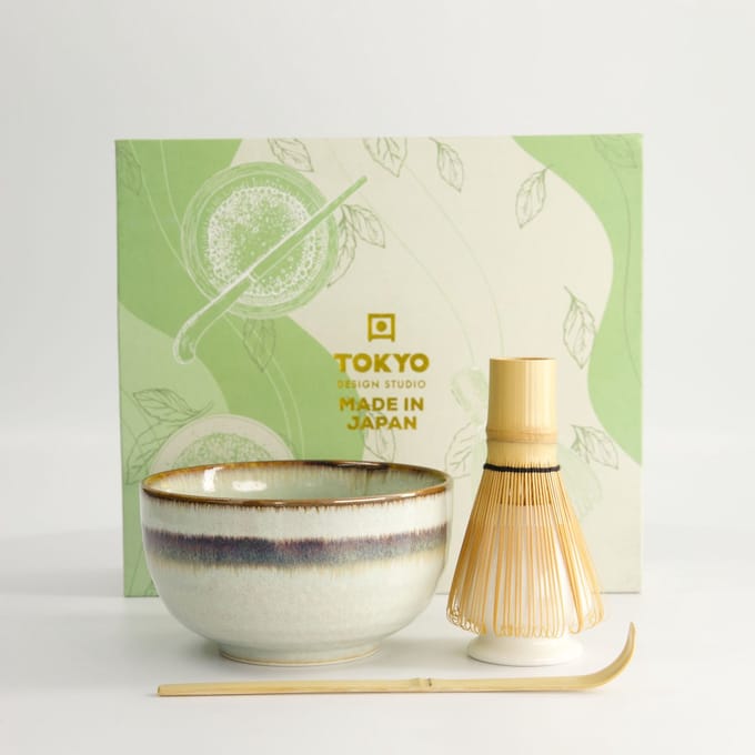 Tokyo Design Studio - Matcha Giftset - Wasabi - 13x7cm - 4-delig