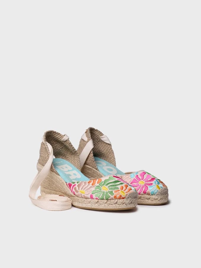Veelkleurige Valenciaanse espadrille voor dames | CASTELL