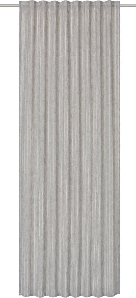 Elbersdrucke Gordijn met verborgen lussen Melody 255x140 cm grijs-wit