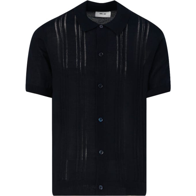 NN07 Thor casual overhemd met korte mouwen