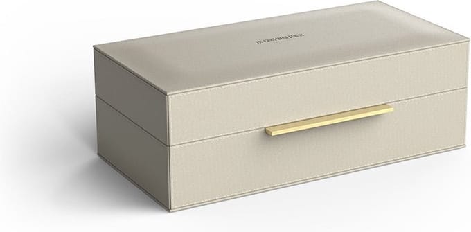 Multifunctionele box - BROWNIE BOX S, beige/goud.