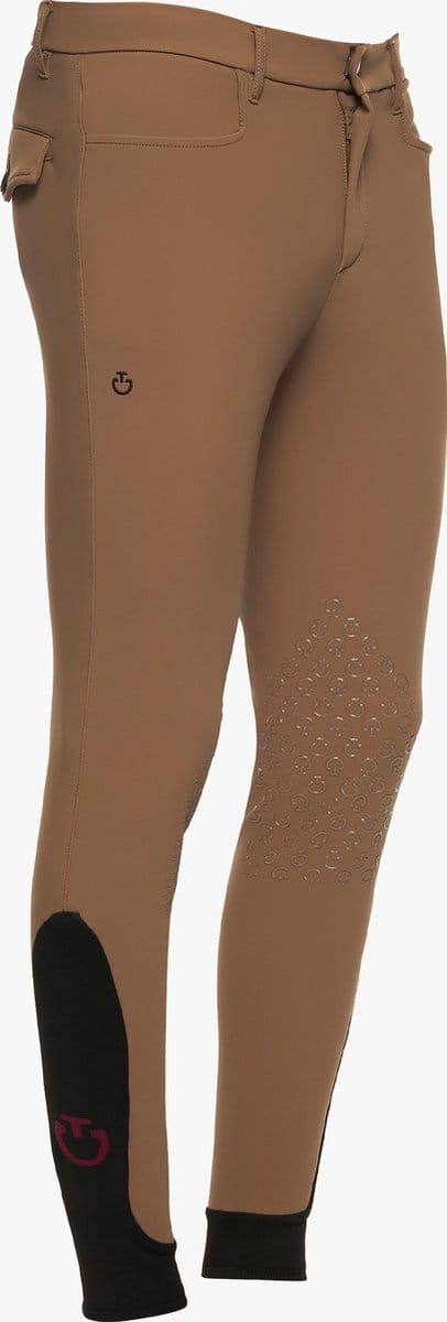 Cavalleria Toscana Heren Knie Grip Rijbroek Basic XL Camel