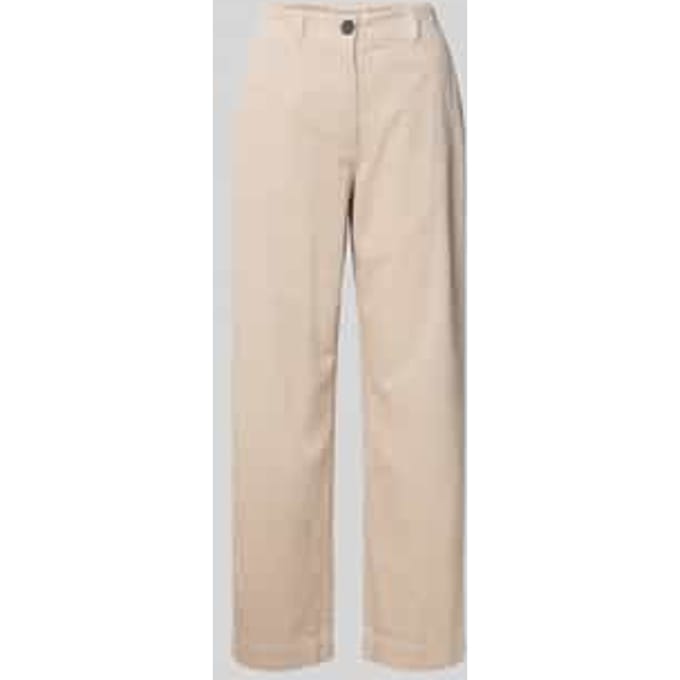Regular fit corduroy broek van puur katoen