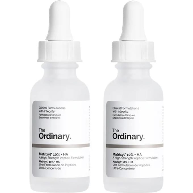 The Ordinary Matrixyl 10% + HA (Set van 2) - 30 ml x 2 Hoge-sterkte Peptide Ondersteuning voor Fijne Lijnen & Elasticiteit white