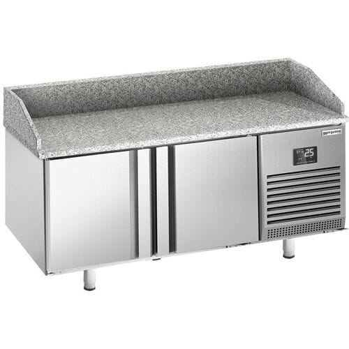 GGM Gastro Pizzakühltisch Premium PLUS - 1783x800mm - mit 2 Türen Zilver