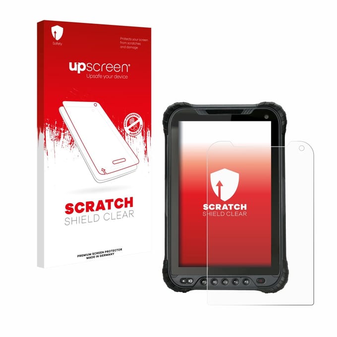 upscreen - Screenprotector voor Unitech TB85 - Folie Beschermfolie transparant