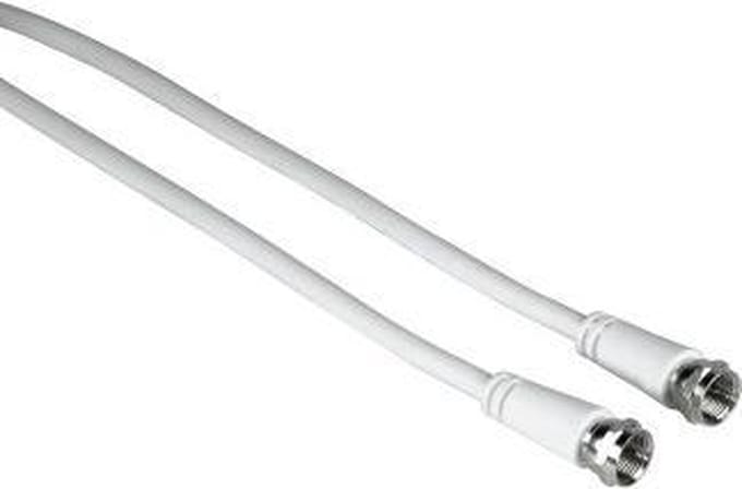 Hama Verb.Kabel 2X F-Plug Wit 1.5M Ve=25