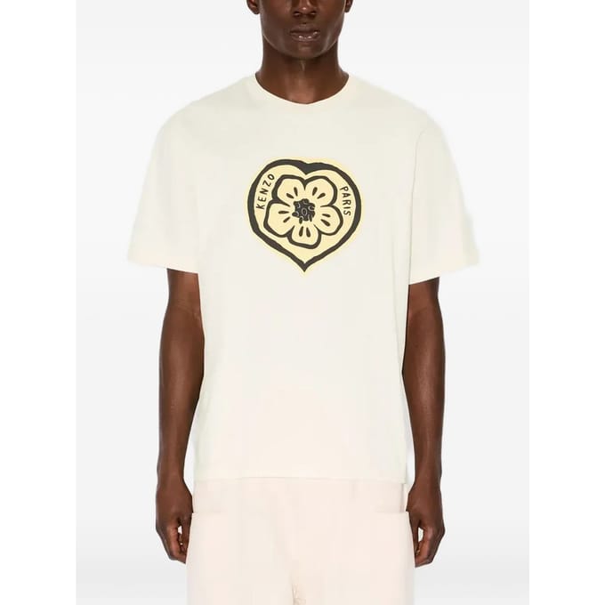 Kenzo t-shirt hart boke man wit