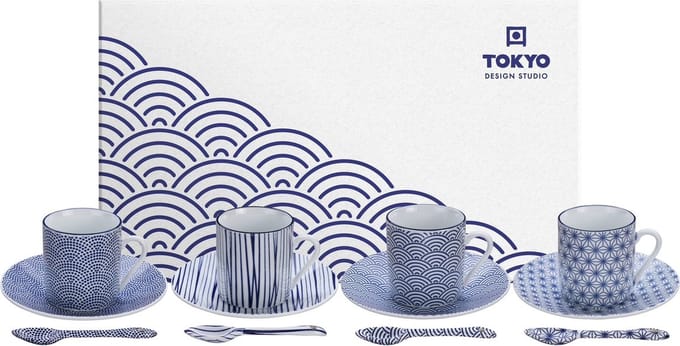 Espressoset - 12-delig - Nippon Blue - Tokyo Design Studio
