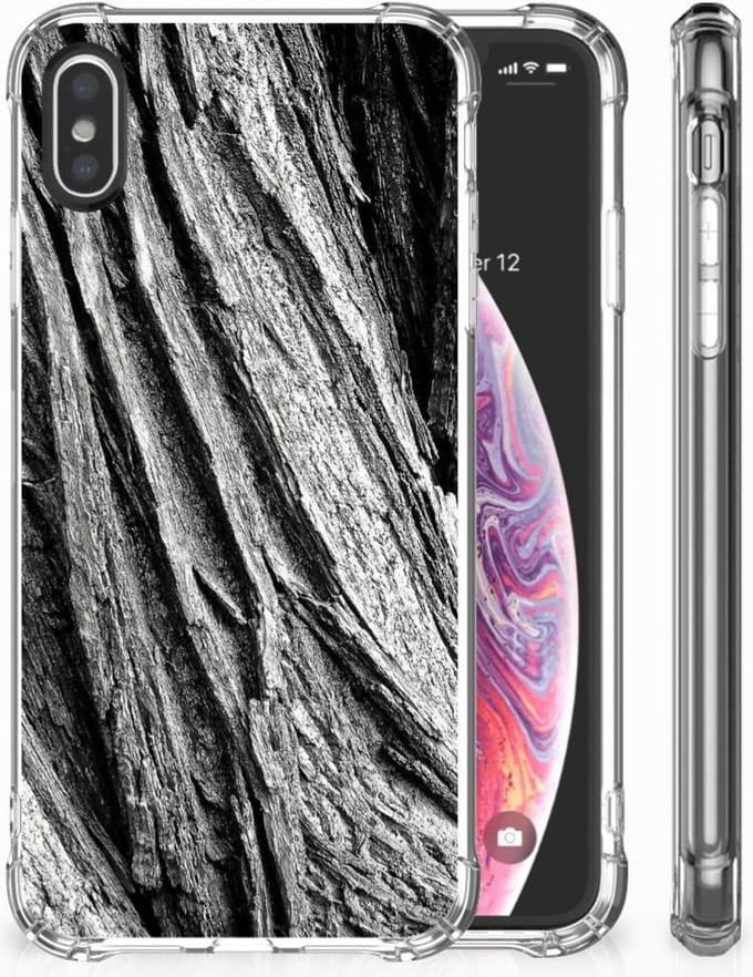 Stevig Telefoonhoesje Apple iPhone X | Xs Boomschors Grijs