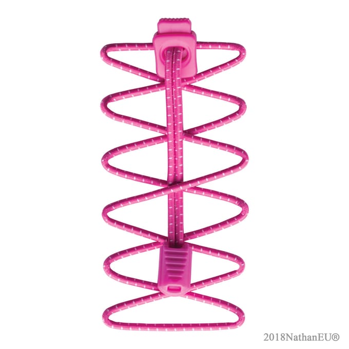Nathan Run Laces Reflective Pink - Veters