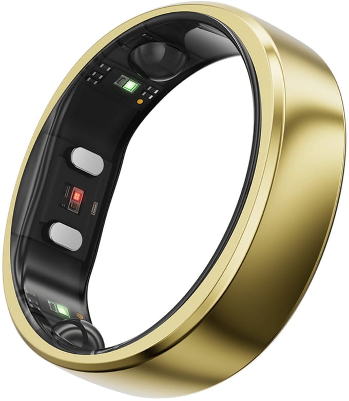 Ringconn Smart Ring Gen 2 - Maat-#9 - Kleur: Goud