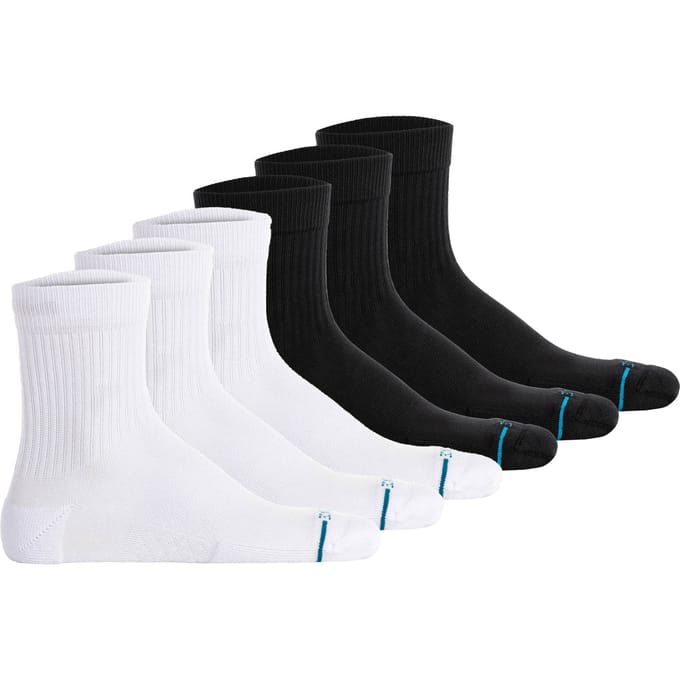 STANCE Sokken Icon Quarter 38-42 Set van 6
