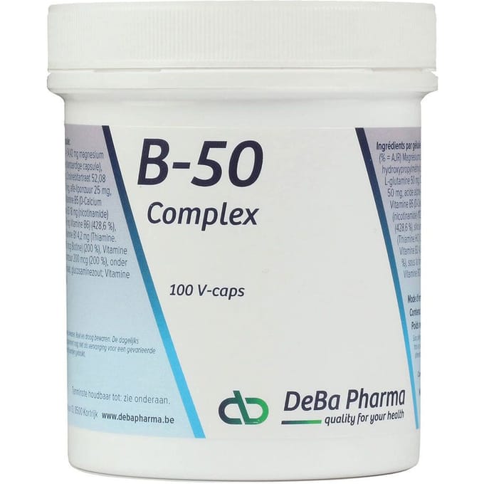DeBa Pharma B-50 Complex 100 Capsules