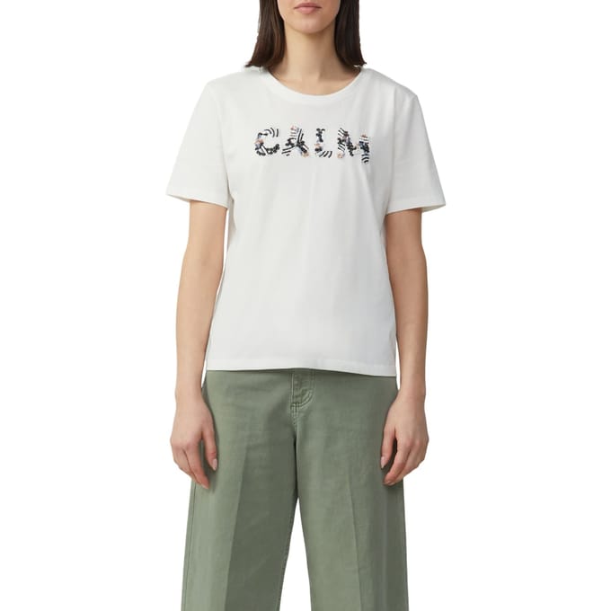 s.Oliver  T-shirts Offwhite Taglia: 44 | Maglie Sportivi Outlet | Donna | Bianco