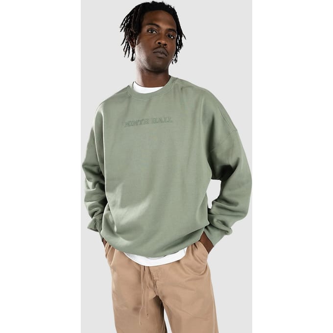 Ninth Hall Oversized Logo Sweater groen