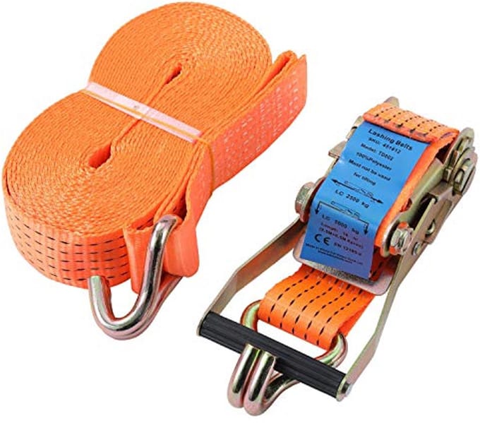 Sjorband 5 t, 10 m lang, 50 mm breed - Hoge kwaliteit polyester