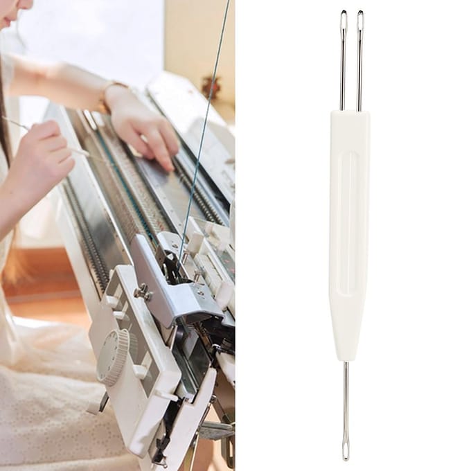 Breimachine Transfernaald 6,5 mm Steek 1X2 Transfergereedschap voor Silver Reed LK150 white