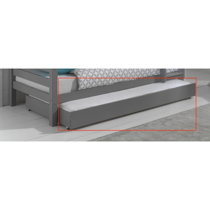 LUCEVI - Pino Rolbed/Opberglade - 90x200cm - Grijs