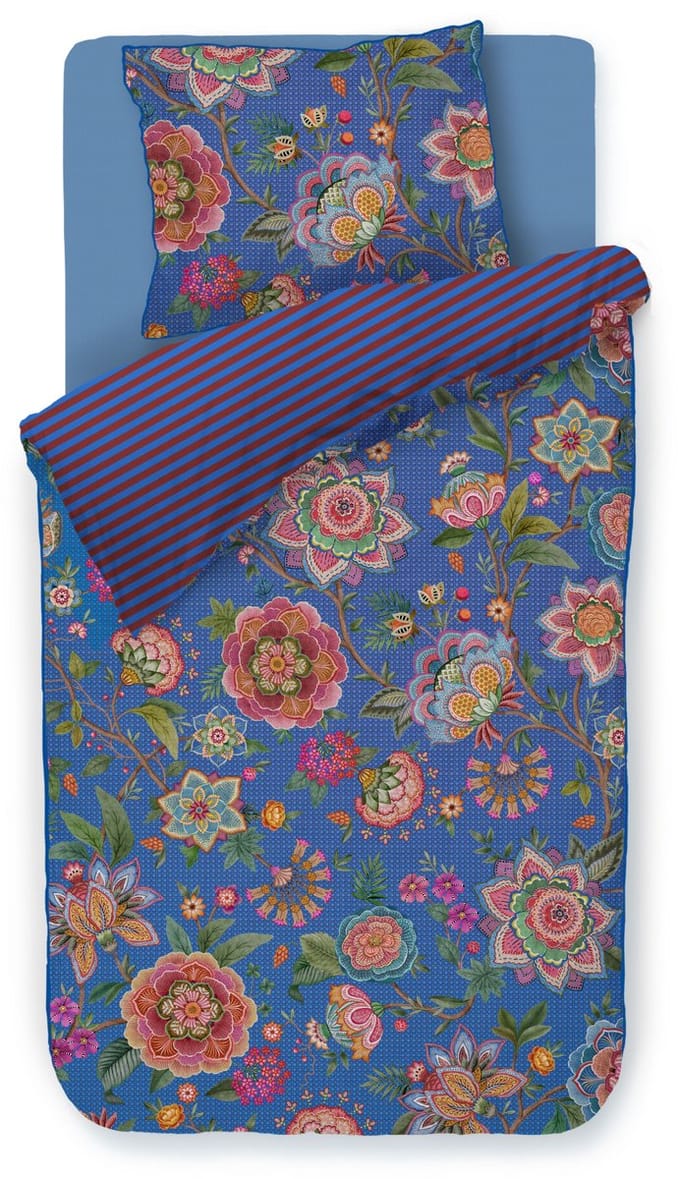 Pip Studio Bombay Bold kussensloop - Donkerblauw - 60 x 70 cm