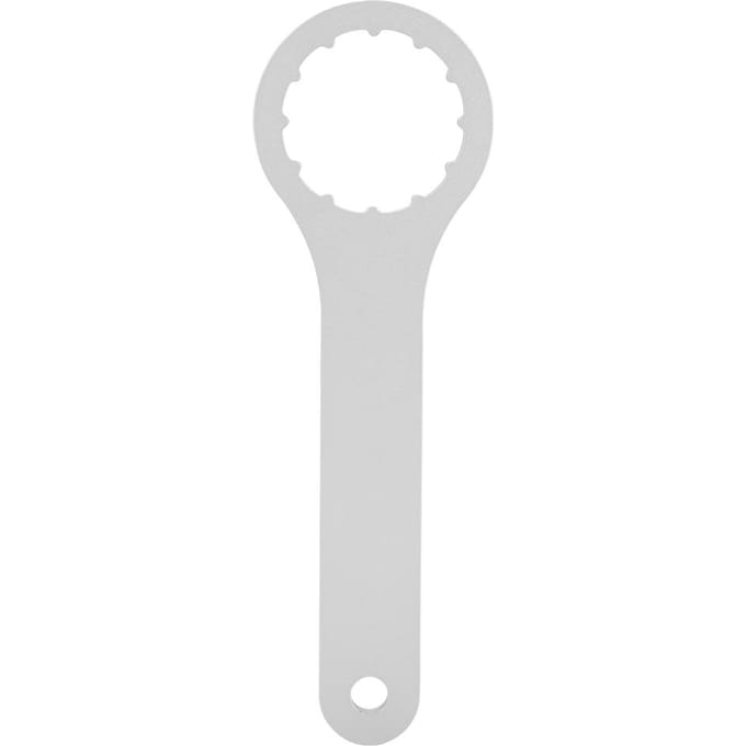 Draagbare fiets trapas sleutel van aluminiumlegering Fietsreparatiegereedschap voor DUB-as white