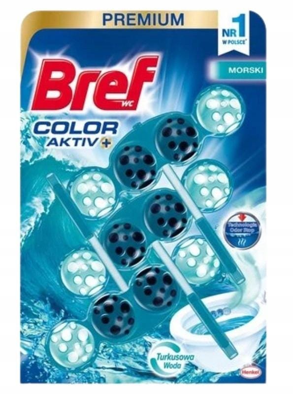 Bref Toilet Hanger Zee Geur, Kalkbescherming 3x50 g